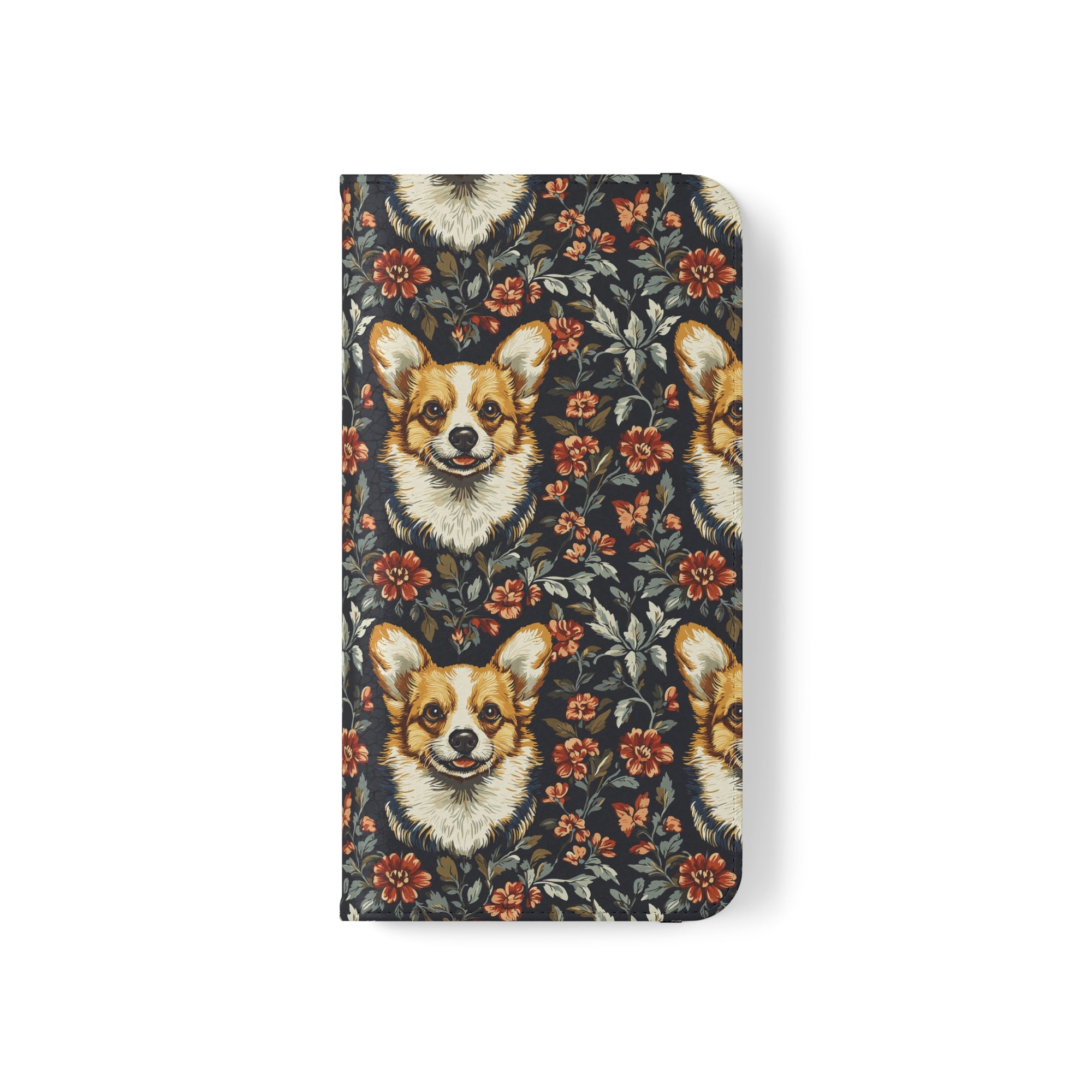 Floofy Corgi Blossom Blast Flip Cases