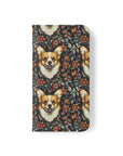 Floofy Corgi Blossom Blast Flip Cases