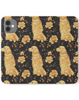 Golden Paws Floral Frenchie Flip Cases