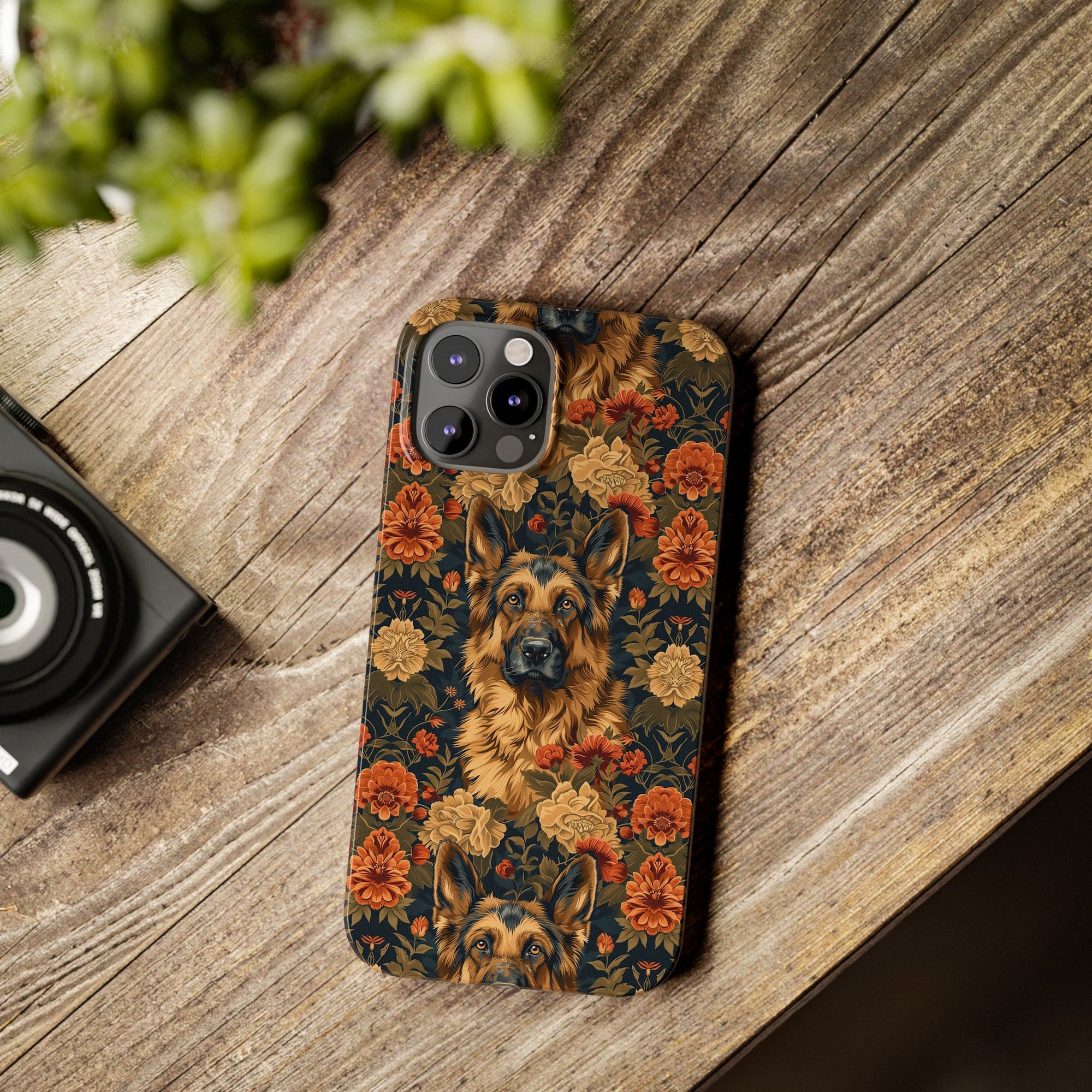 WhimsiWooly Shepherd Spritz Slim Phone Cases