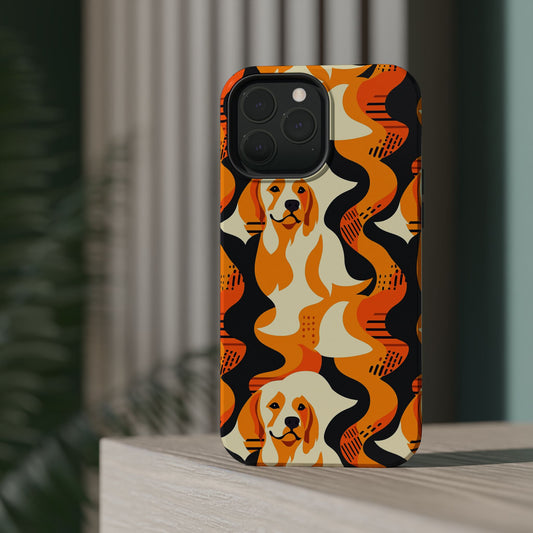 Golden Woof Abstract Glamour Magnetic Tough Cases