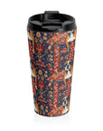 Boxer Blossom Tapestry Delight Stainless Steel Travel Mug