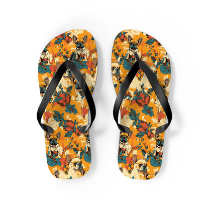 Frenchie Glow-Up Galore Flip Flops