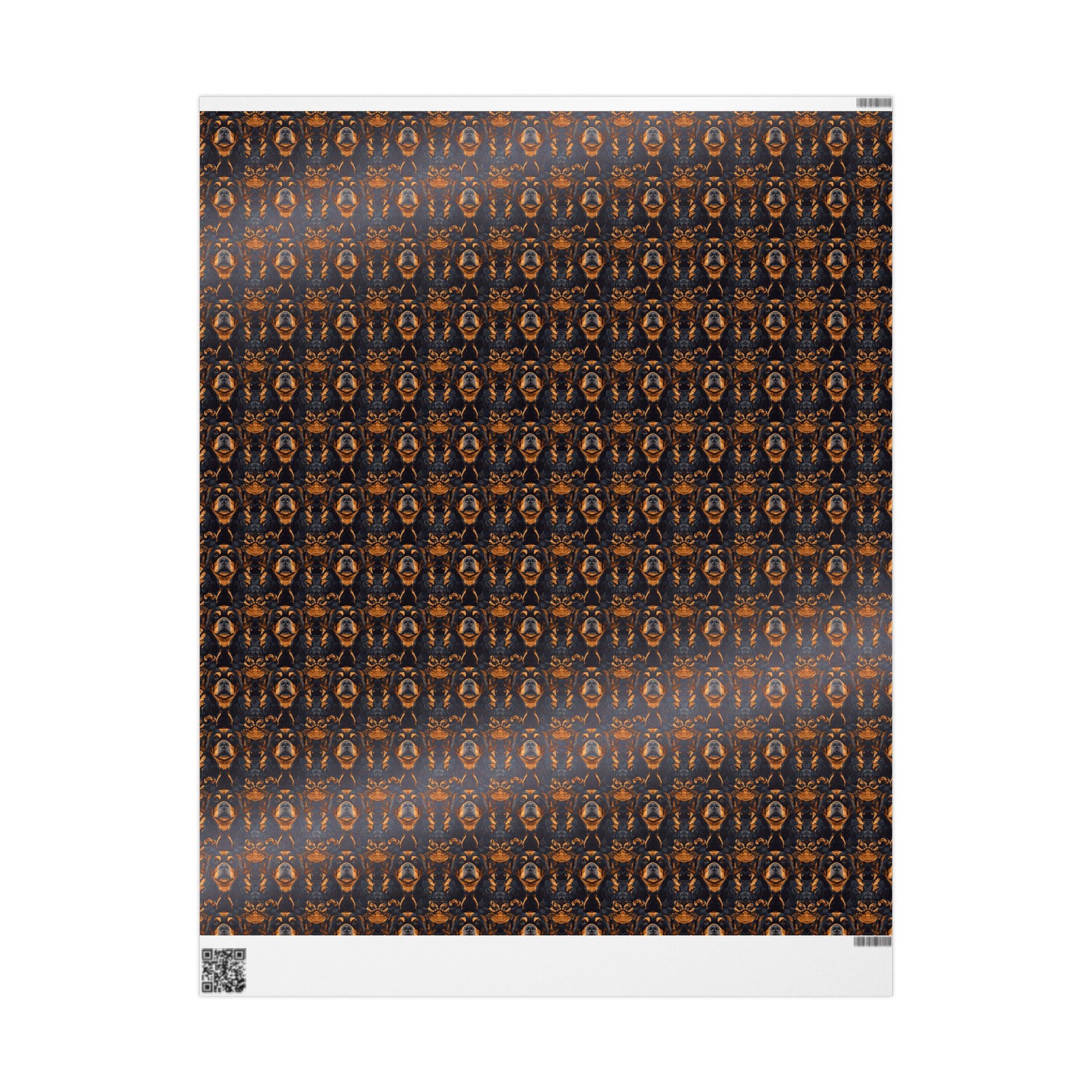 Modern Rottweiler Royalty Wrapping Paper