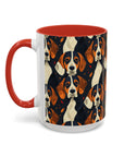 Beagle Glimmer Gaze Glamour Accent Coffee Mug