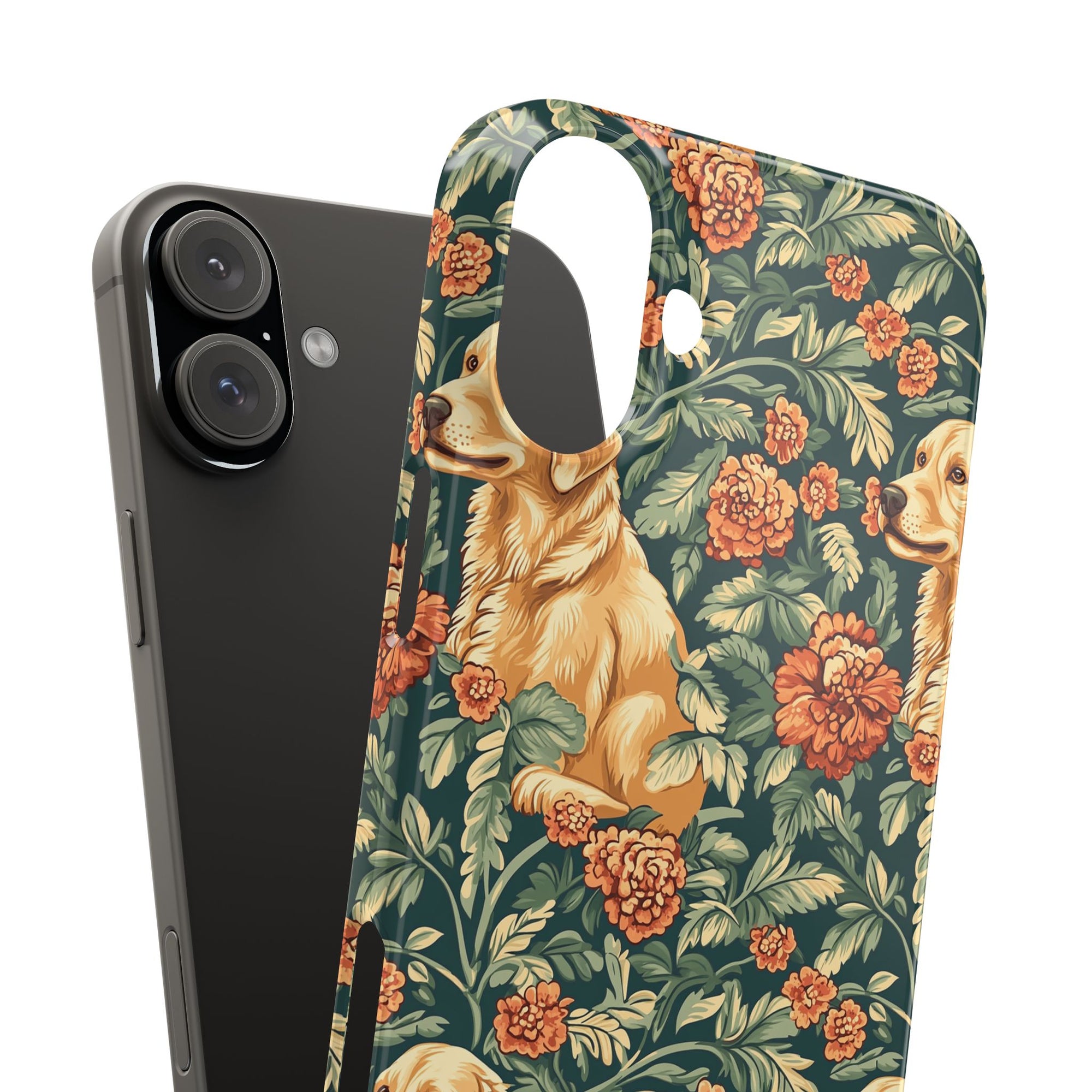 Blooming Goldie Glam Slim Phone Cases