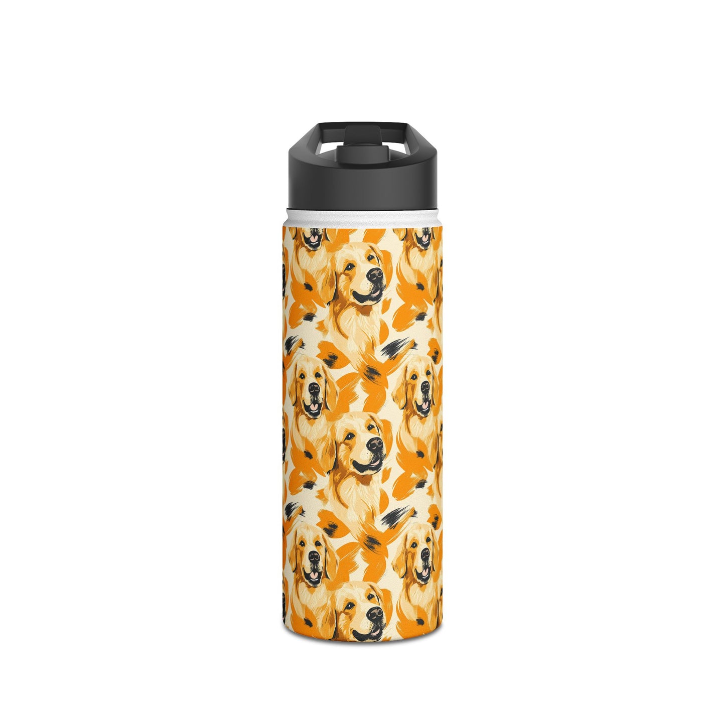 Golden Glitz 'n Glamour Woofwear Stainless Steel Water Bottle