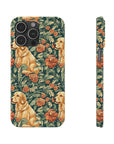 Blooming Goldie Glam Slim Phone Cases