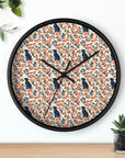 Bloomiful Lab Bouquet Wall Clock