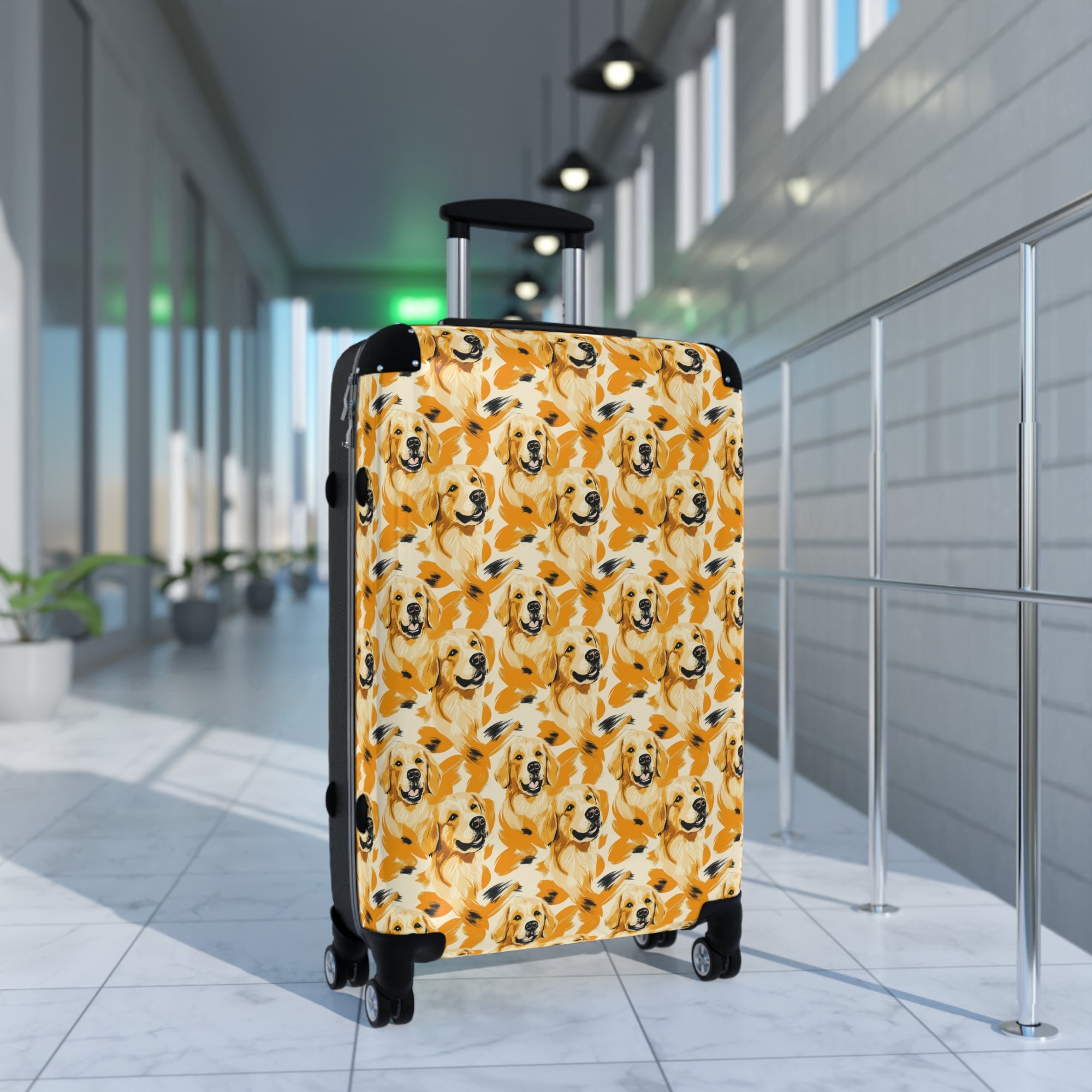 Golden Glitz &#39;n Glamour Woofwear Suitcase