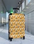 Golden Glitz 'n Glamour Woofwear Suitcase