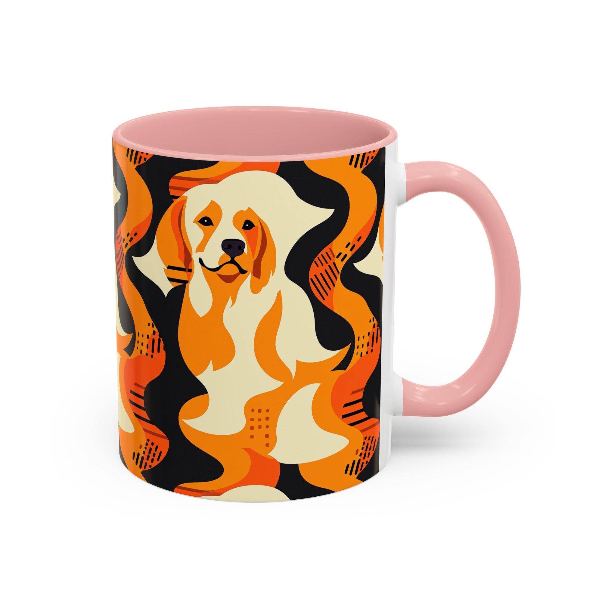 Golden Woof Abstract Glamour Accent Coffee Mug