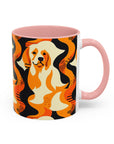 Golden Woof Abstract Glamour Accent Coffee Mug