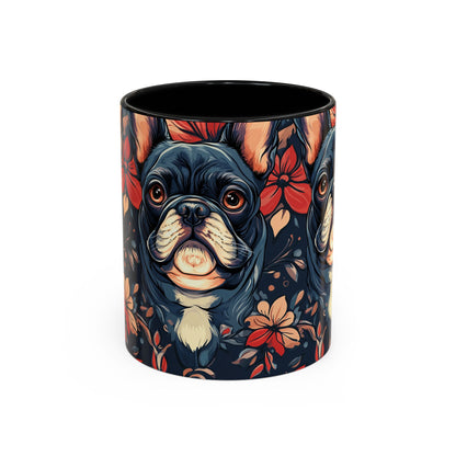 Gothic Rose Bulldog Noir Enchantment Accent Coffee Mug