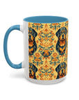 Royal Rottie Regalia Accent Coffee Mug