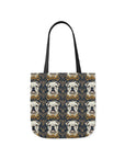 Wildwood Wanderlust Bulldog Canvas Tote Bag