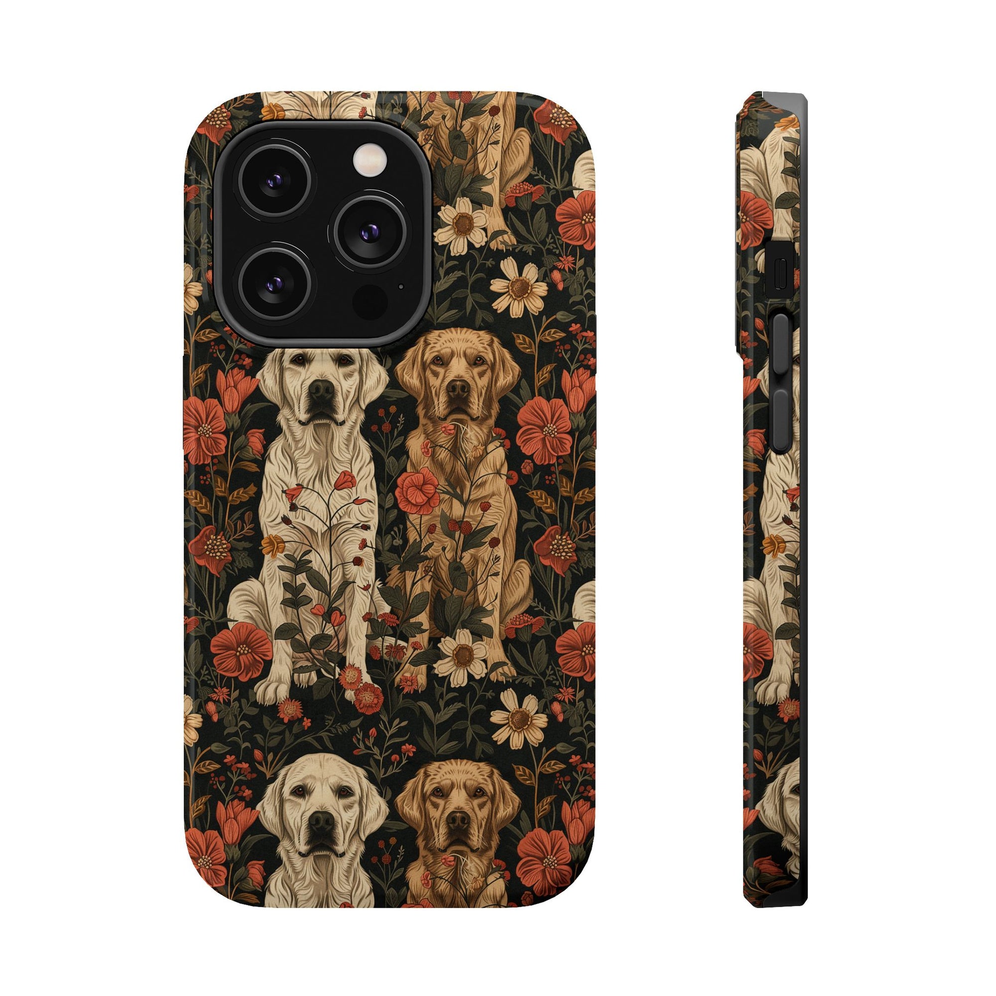 Blossoming Labradors Bouquet Magnetic Tough Cases