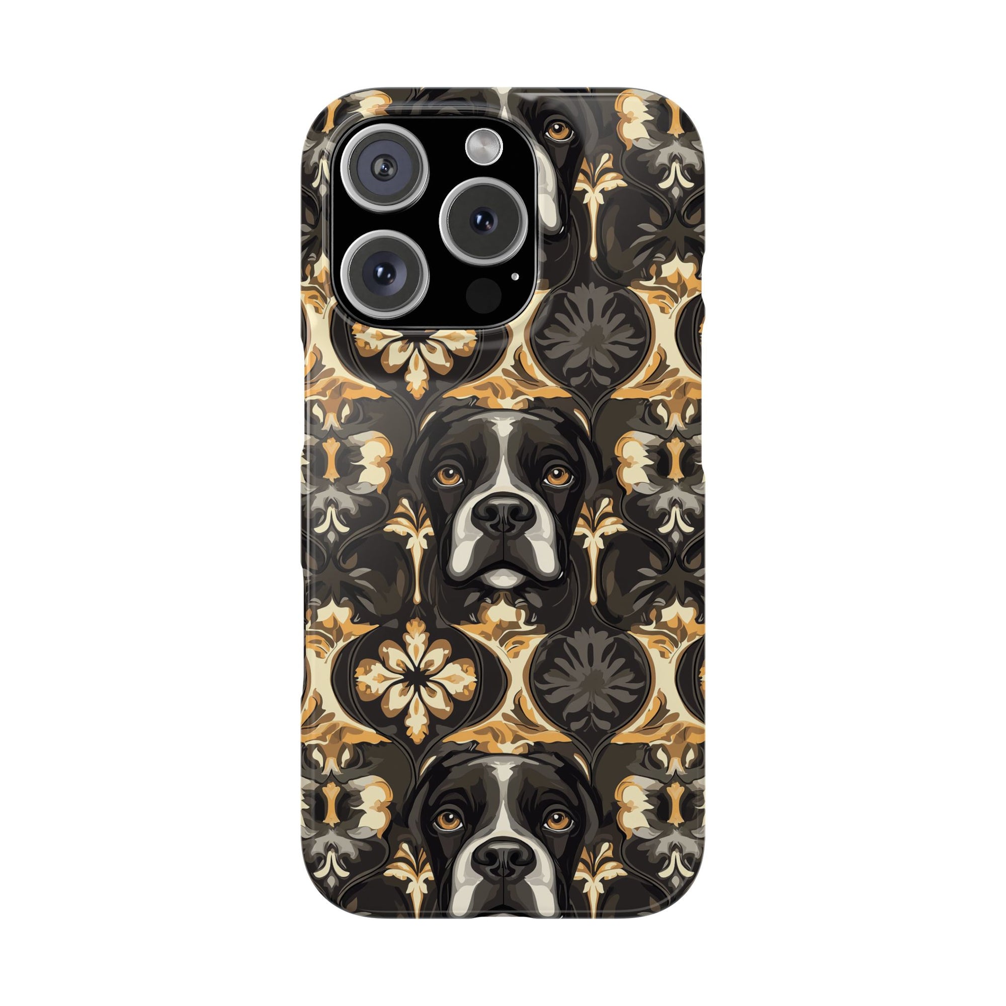 Manor Pup Boxer Royale Slim Phone Cases