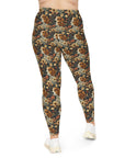 Beagle Blossoms Plus Size Leggings