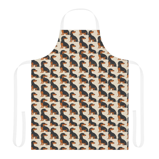 Whimsical Dachsund Dreamcatcher Apron