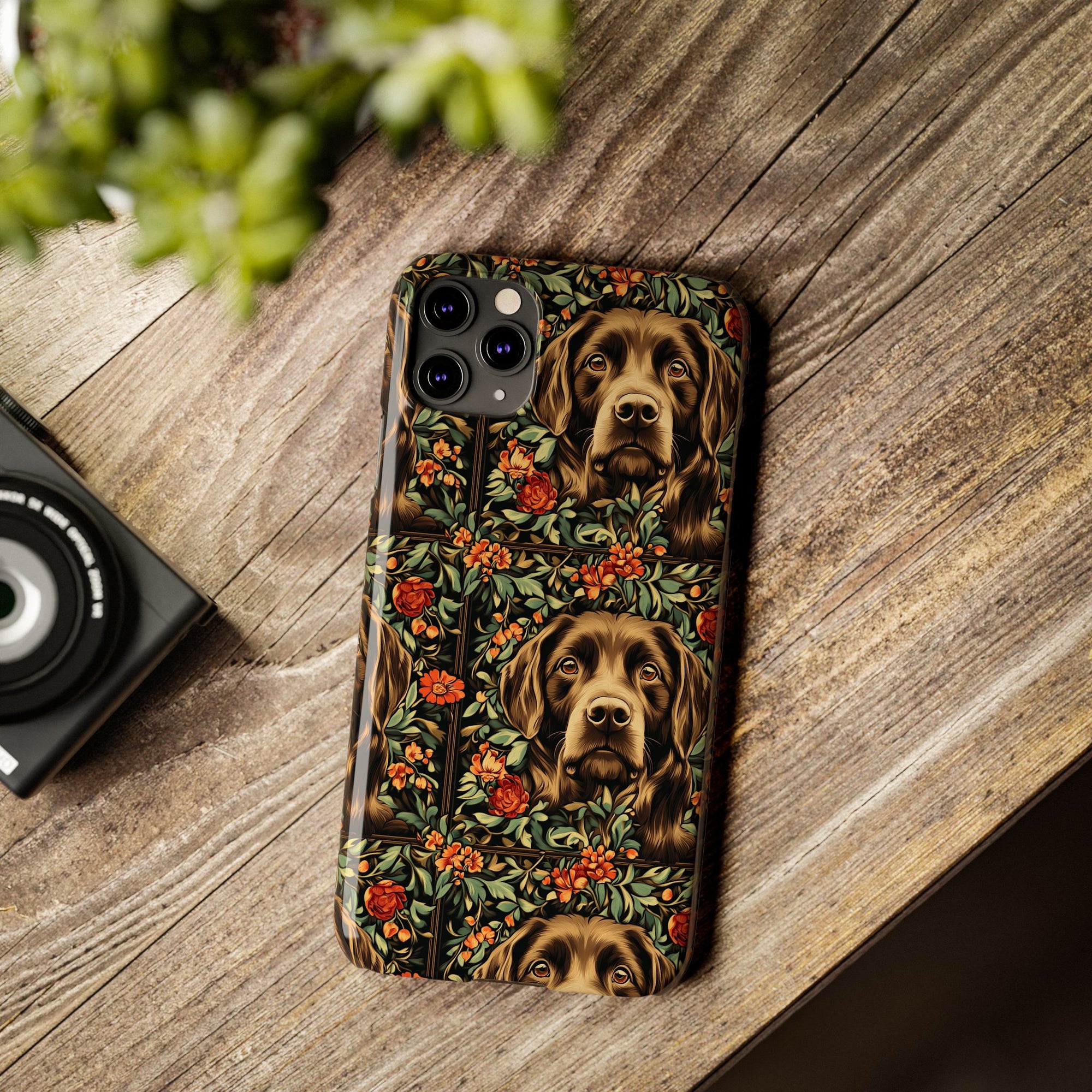 Labrador Lush Pooch Tapestry Slim Phone Cases