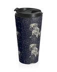 Celestial Boxer Bliss Stainless Steel Travel Mug