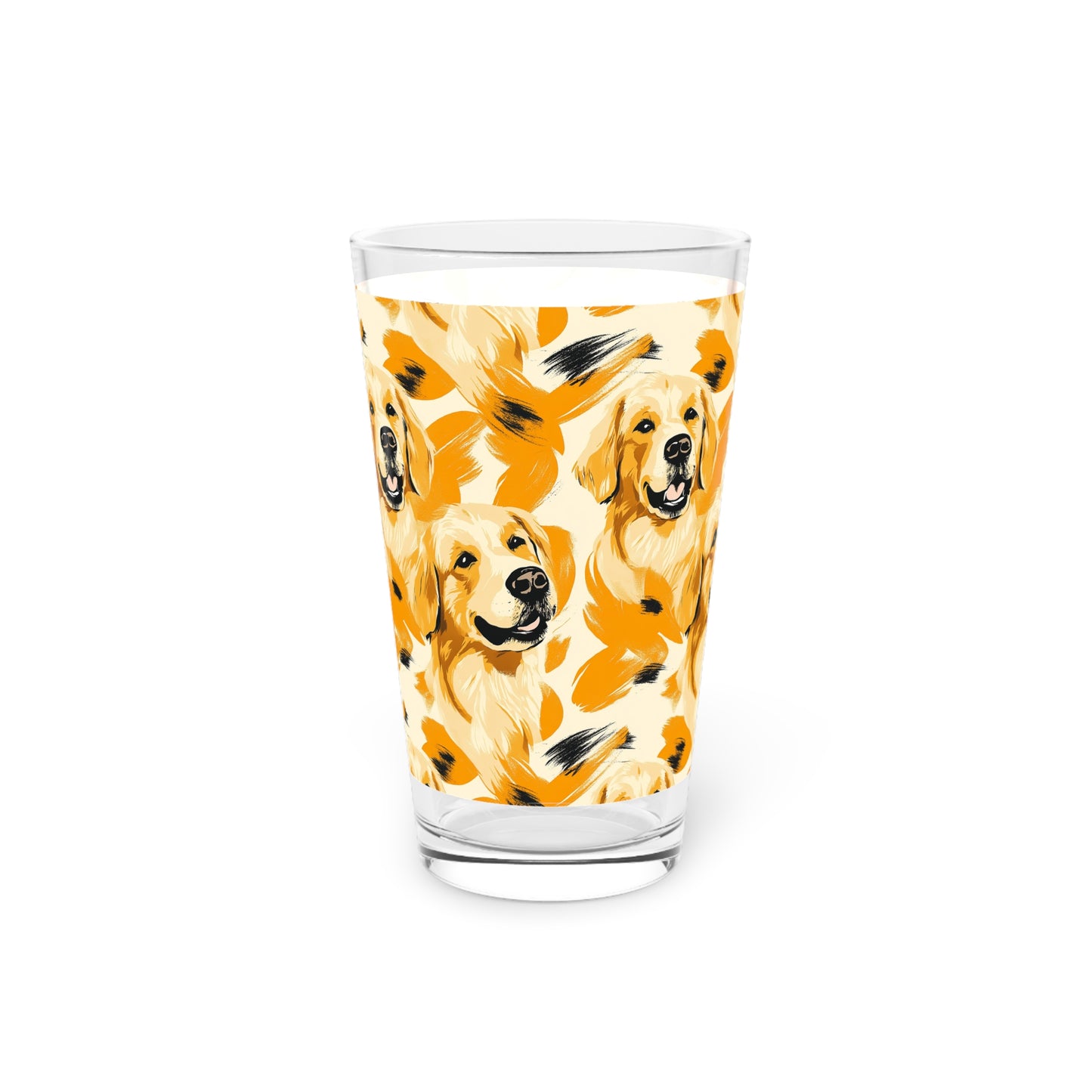 Golden Glitz 'n Glamour Woofwear Pint Glass