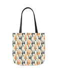 Dashing Dane Divinity Canvas Tote Bag