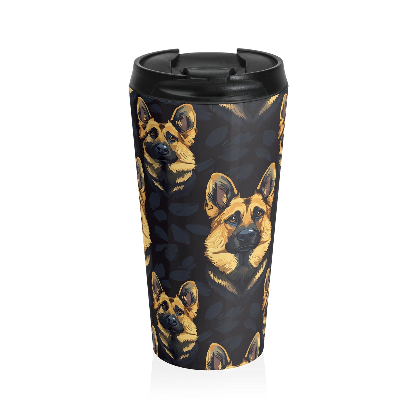 Majestic Hound Couture: German Shepherd LuxeBlend Stainless Steel Travel Mug