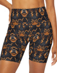 Modern Rottweiler Royalty High Waisted Yoga Shorts