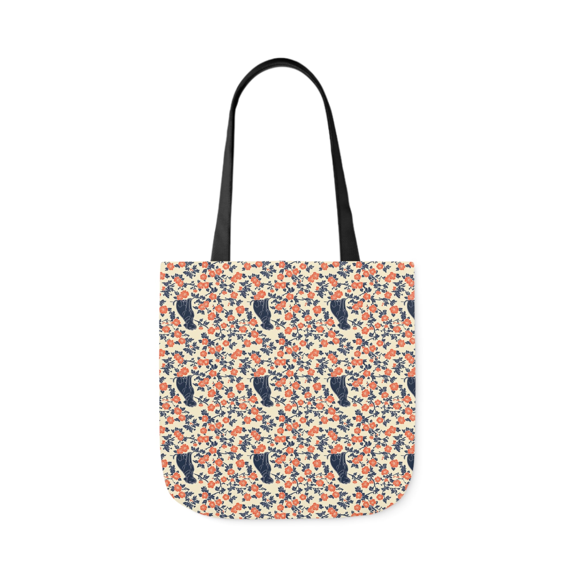 Bloomiful Lab Bouquet Canvas Tote Bag