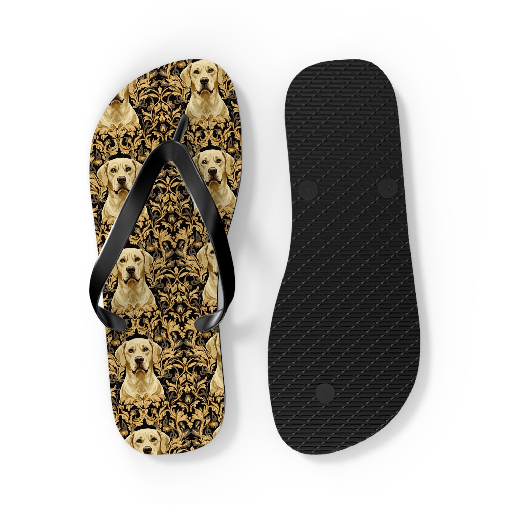 Royal Pawsitivity Labs Flip Flops