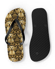 Royal Pawsitivity Labs Flip Flops