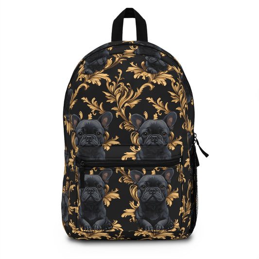 Regal Frenchie Noir Elegance Backpack