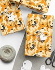 Golden Glitz 'n Glamour Woofwear Gift Wrap Papers