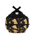 Golden Paws Floral Frenchie Backpack