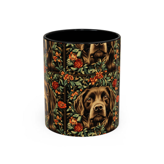 Labrador Lush Pooch Tapestry Accent Coffee Mug