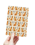 Golden Glamour Paws - Luxe Licks for Regal Retrievers Postcards