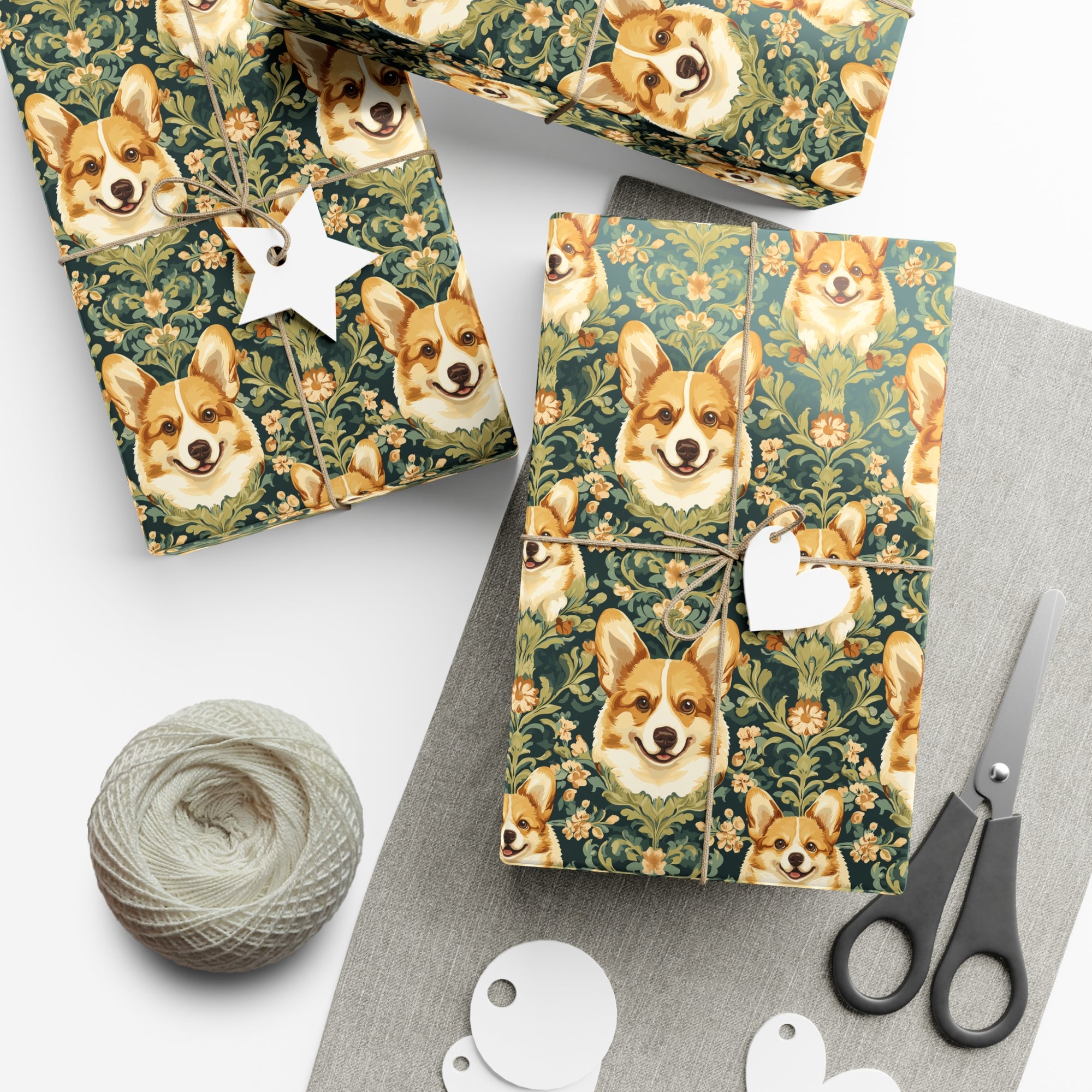 Corgi Charmz Gift Wrap Papers