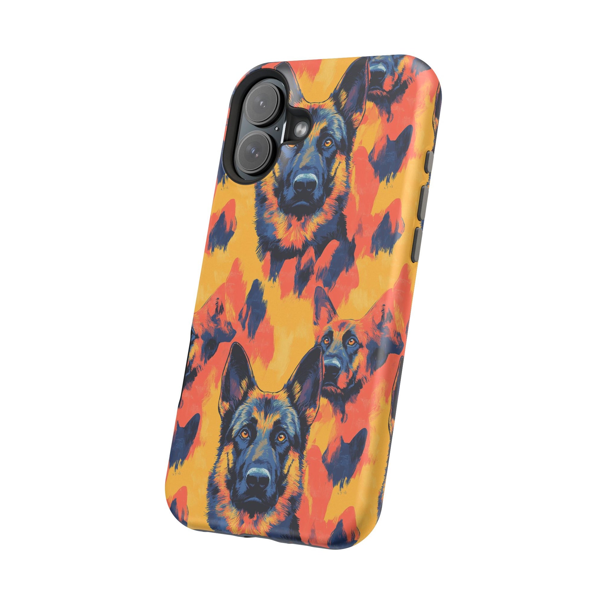 Impressionistic German Shepherds Magnetic Tough Cases