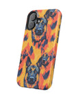 Impressionistic German Shepherds Magnetic Tough Cases