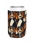 Beagle Glimmer Gaze Glamour Can Cooler Sleeve