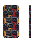 Chic Canine Checkmate - Frenchie Edition Slim Phone Cases