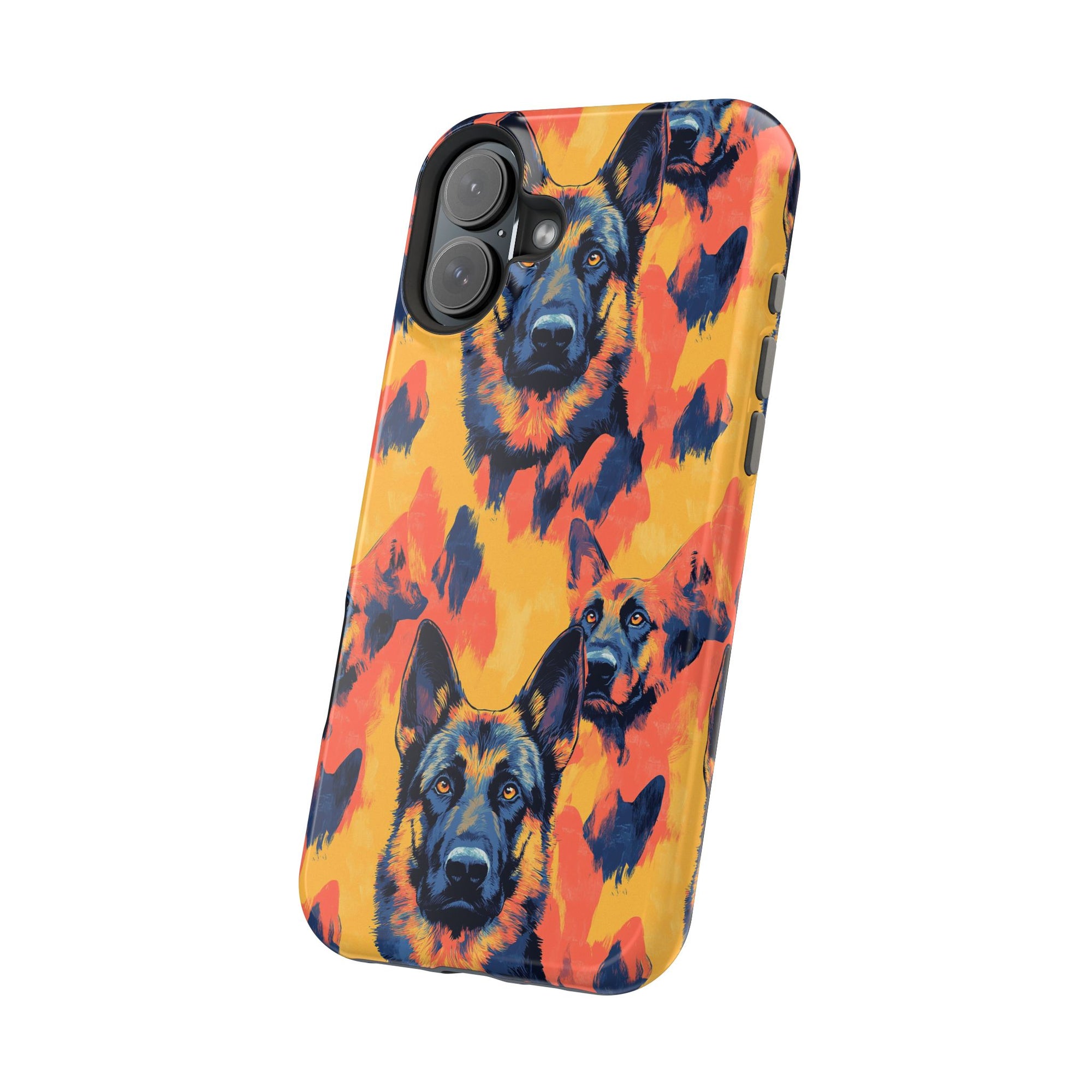 Impressionistic German Shepherds Magnetic Tough Cases