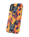 Impressionistic German Shepherds Magnetic Tough Cases