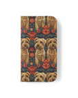 Yorkie Charm Twins Flip Cases