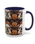 Bloomingly Bulldogistic Bouquet Accent Coffee Mug