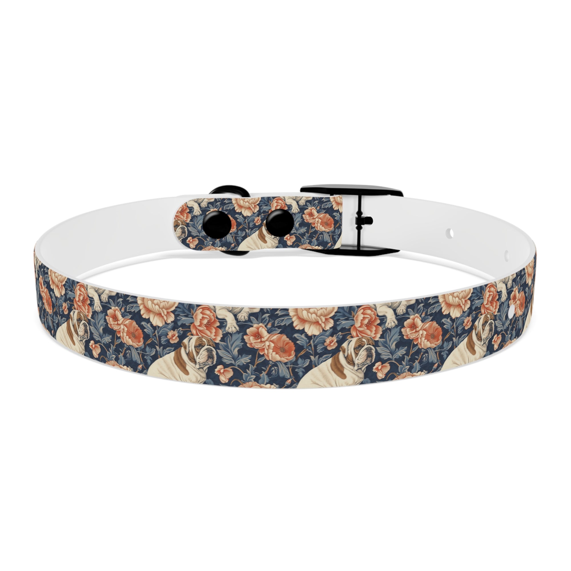 Blooming Bulldog Beauty Dog Collar