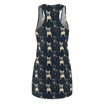 Frenchie Celestial Soar Women's Racerback Dress