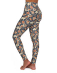 Blooming Bulldog Beauty High Waisted Yoga Leggings